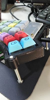 Zoom de parte de mi teclado.